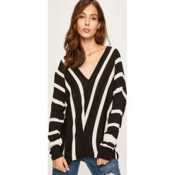 Answear - Sweter. Czarne swetry damskie ANSWEAR, s, bez wzorów, z bawełny, bez rękawów, bez kaptura. W wyprzedaży za 69,90 zł.