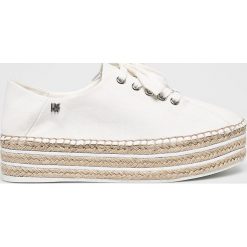Dkny - Espadryle. Czarne espadryle damskie DKNY, z materiału. W wyprzedaży za 359,90 zł.