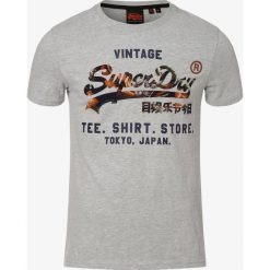 Superdry - T-shirt męski, szary. Szare t-shirty męskie Superdry, xxl, z nadrukiem, bez kołnierzyka. Za 149,95 zł.