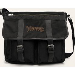 Norton - Torba. Czarne torby męskie skórzane Norton, w paski, z bawełny, małe. W wyprzedaży za 259,90 zł.