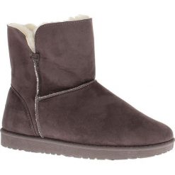 Buty zimowe damskie: Zimowe botki „Bellevue” w kolorze szarym
