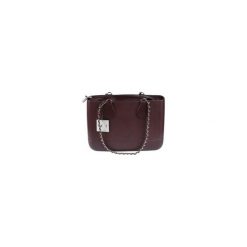 TORBA MEDIUM LUX BROWN. Pomarańczowe torebki klasyczne damskie Doubleu bag, bez wzorów, eleganckie, bez dodatków. Za 271,20 zł.