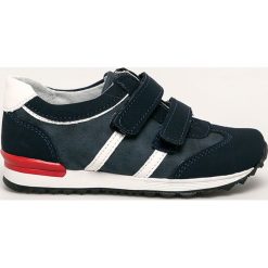Kornecki - Buty dziecięce. Niebieskie trampki chłopięce Kornecki, bez wzorów, z gumy, sportowe, z okrągłym noskiem, bez zapięcia. W wyprzedaży za 119,90 zł.