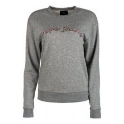 Pepe Jeans Bluza Damska Momo L, Szara. Szare bluzy damskie marki Pepe Jeans, l, z aplikacjami, z jeansu, bez rękawów, bez kaptura. W wyprzedaży za 268,00 zł.