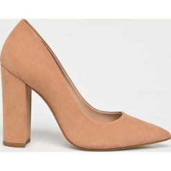 Steve Madden - Czółenka. Czarne czółenka damskie Steve Madden, bez wzorów, ze skóry, bez obcasa, na obcasie. W wyprzedaży za 349,90 zł.