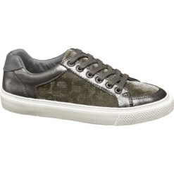 Sneakersy damskie Graceland brązowe. Pomarańczowe sneakersy damskie Graceland, z gumy. Za 99,90 zł.