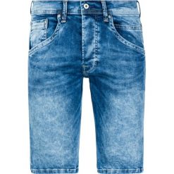 Szorty jeansowe Pepe Jeans PM800487. Niebieskie spodenki i szorty męskie Pepe Jeans, m, bez wzorów, z elastanu. W wyprzedaży za 189,00 zł.