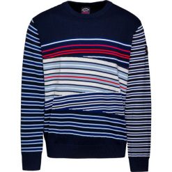 Sweter PAUL&SHARK. Niebieskie swetry męskie Paul and Shark, z aplikacjami, z bawełny, z asymetrycznym kołnierzem, bez kaptura. Za 1190,00 zł.