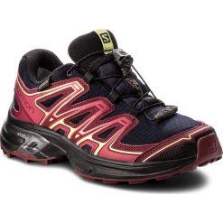 Buty SALOMON - Wings Flyte 2 Gtx GORE-TEX 399714 20 W0 Evening Blue/Beet Red/Sunny Lime. Czerwone buty sportowe damskie Salomon, bez wzorów, ze skóry ekologicznej, sportowe, do biegania, gore-tex. W wyprzedaży za 409,00 zł.