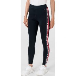 Tommy Hilfiger Khloe Legginsy Niebieski. Niebieskie spodnie damskie TOMMY HILFIGER, s, z elastanu. Za 324,95 zł.