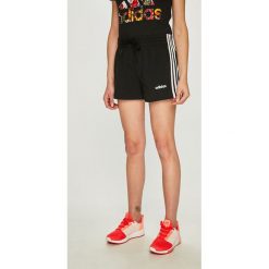 Adidas Performance - Szorty. Czarne spodenki sportowe damskie adidas Performance, s, bez wzorów, z elastanu, sportowe, z podwyższonym stanem. Za 119,90 zł.