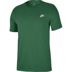 Koszulka Nike NSW Club Embroidered (827021-302). Zielone koszulki męskie Nike, m, bez wzorów, z bawełny, bez kołnierzyka, bez rękawów. Za 59,99 zł.