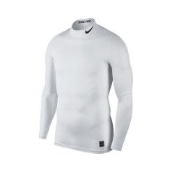Nike M NP TOP LS COMP MOCK, 10 | SZKOLENIE MĘŻCZYZN | MĘŻCZYZNA | TOP Z DŁUGIM RĘKAWEM | BIAŁY / CZARNY / CZARNY | 2XL. Czarne koszulki męskie termoaktywne Nike, xl, bez wzorów, z długim rękawem. W wyprzedaży za 173,07 zł.