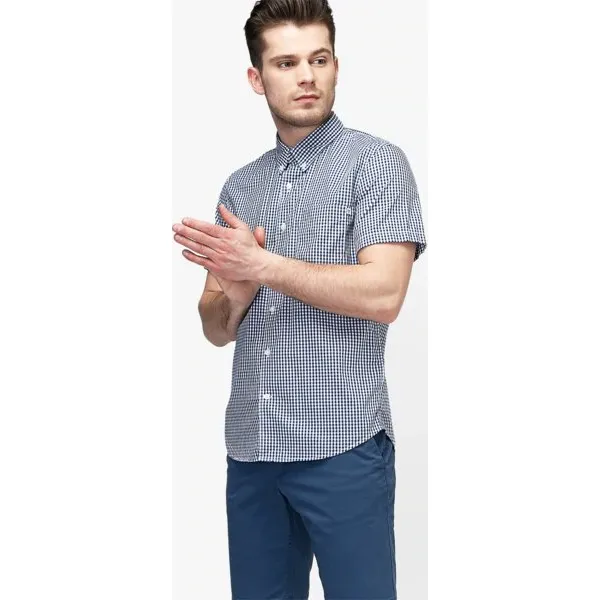 Timberland Koszula Ss Ss Suncook River Small Gingham Shirt S , niebieski, rozmiar L. Niebieskie koszule męskie Timberland, na lato, s, w kratkę, z elastanu, klasyczne, z klasycznym kołnierzykiem, z krótkim rękawem. W wyprzedaży za 199,99 zł.