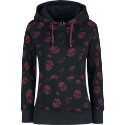 Full Volume by EMP Promises Bluza z kapturem damska czarny. Czarne bluzy damskie z kieszeniami marki Full Volume by EMP, m, z nadrukiem, z kapturem. Za 99,90 zł.