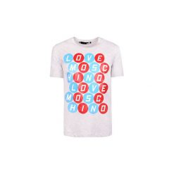 T-shirty z krótkim rękawem Love Moschino M 4 732 28 M 3702. Szare t-shirty męskie Love Moschino, s, bez wzorów, bez kołnierzyka, krótkie. Za 219,00 zł.