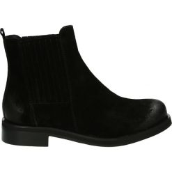 Botki - 1341 CRO NERO. Czarne botki damskie skórzane Venezia. Za 439,00 zł.