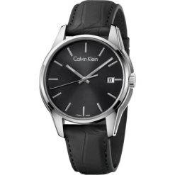 PROMOCJA ZEGAREK CALVIN KLEIN TONE K7K411C1. Czarne zegarki męskie marki Calvin Klein, ze stali. W wyprzedaży za 779,00 zł.