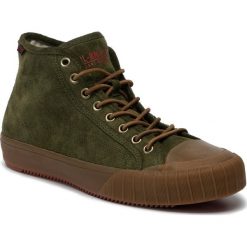 Trampki POLO RALPH LAUREN - Xander Mid 816764238001 Green. Zielone półbuty męskie Polo Ralph Lauren, na co dzień, bez wzorów, ze skóry, bez zapięcia. W wyprzedaży za 379,00 zł.