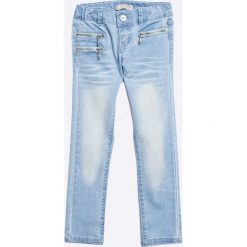 Name it - Jeansy dziecięce 104-134 cm. Szare jeansy dziewczęce marki Name it, z haftami, z bawełny. W wyprzedaży za 39,90 zł.