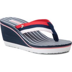 Japonki GIOSEPPO - Casis 48666 Navy. Niebieskie klapki damskie Gioseppo, bez wzorów, z tworzywa sztucznego, bez obcasa, na obcasie. Za 149,00 zł.
