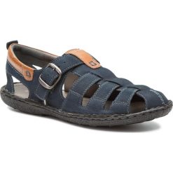 Sandały LASOCKI FOR MEN - MI08-448-51-01 Cobalt Blue. Niebieskie klapki męskie Lasocki For Men, bez wzorów, ze skóry. Za 149,99 zł.