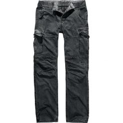 Brandit Rocky Star Pants Spodnie ciemnoszary. Szare spodnie męskie marki Brandit, na co dzień, s, z aplikacjami, z jeansu, retro, długie. Za 244,90 zł.