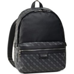 Plecak GUESS - Dan Logo (4G print) HMDANL P0305 BLA. Czarne torby męskie skórzane Guess, z aplikacjami, ze skóry ekologicznej. Za 629,00 zł.