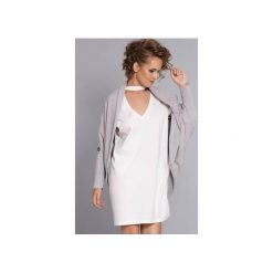 Narzutka Street Style Girl - szara. Szare bluzy damskie marki Madnezz, s, z aplikacjami, z elastanu. Za 159,00 zł.