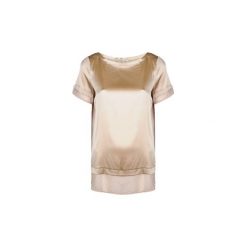 T-shirty z krótkim rękawem Patrizia Pepe 8J0435/A1PM-B524. Brązowe t-shirty damskie Patrizia Pepe, bez wzorów, bez kołnierzyka. Za 299,00 zł.