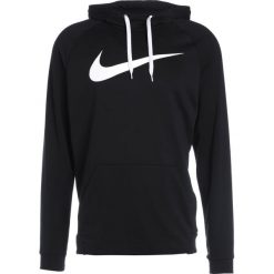 Nike Performance DRY SWOOSH HOODIE Bluza z kapturem black. Czarne bluzy męskie rozpinane Nike Performance, m, z materiału, z kapturem. Za 379,00 zł.