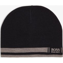 BOSS Athleisure - Czapka męska – Ciny-3, niebieski. Niebieskie czapki męskie BOSS Athleisure, na zimę, bez wzorów, eleganckie. Za 199,95 zł.