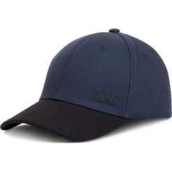 Czapka z daszkiem BOSS - Cap 15 50382415 410. Niebieskie czapki damskie Boss, bez wzorów, z bawełny. W wyprzedaży za 199,00 zł.