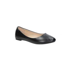 Baleriny damskie lakierowane: Baleriny Casu Czarne baleriny SJ1766-2