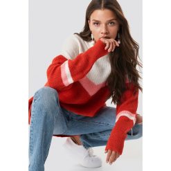 Trendyol Kolorowy sweter - Pink,Red,Multicolor. Różowe bez kategorii marki Trendyol, z materiału. Za 100,95 zł.