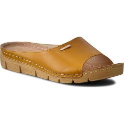 Klapki BALDACCINI - 703000-6 Soho Mustard. Pomarańczowe klapki damskie Baldaccini, bez wzorów, ze skóry, bez obcasa. W wyprzedaży za 149,00 zł.