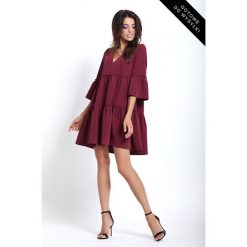 SUKIENKA GRETA. Sukienki dziewczęce ivon, bez wzorów, z wiskozy, eleganckie, bez rękawów, rozkloszowane. Za 169,00 zł.