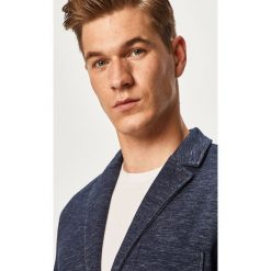 Jack & Jones - Marynarka. Niebieskie garnitury męskie Jack & Jones, xl, bez wzorów, z bawełny, klasyczne. W wyprzedaży za 199,90 zł.
