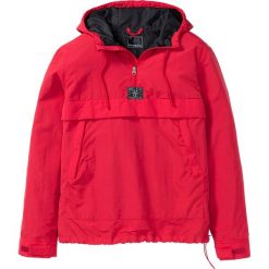 Kurtka zakładana przez głowę Regular Fit bonprix czerwony. Czerwone kurtki męskie bonprix, m, bez wzorów, z kapturem. Za 109,99 zł.