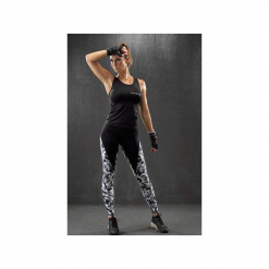 LEGGINSY MORO. Czarne legginsy we wzory Feelj!, m, z dzianiny. Za 189,00 zł.