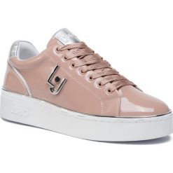 Sneakersy LIU JO - Silvia 01 B69015 P0131 Nude 51315. Różowe półbuty damskie Liu Jo, na co dzień, bez wzorów, ze skóry, bez obcasa, na płaskiej podeszwie, bez zapięcia. Za 649,00 zł.
