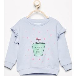 Bluza z falbankami - Niebieski. Niebieskie bluzy niemowlęce marki Reserved. W wyprzedaży za 29,99 zł.