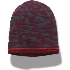 Czapki męskie: Under Armour Czapka męska Men's Rev Graphic Beanie czerwona (1300076-008)