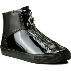 Botki LOVE MOSCHINO - JA15223G04JE000A Nero. Szare buty zimowe damskie marki Love Moschino, z materiału. W wyprzedaży za 419,00 zł.