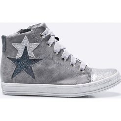 Kornecki - Trampki dziecięce. Szare buty dziewczęce sportowe marki Kornecki, z materiału, na sznurówki. Za 169,90 zł.
