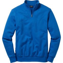 Bluza ze stójką bonprix lazurowy niebieski. Niebieskie bluzy męskie bonprix, s, bez wzorów, ze stójką, bez rękawów, bez kaptura. Za 69,99 zł.