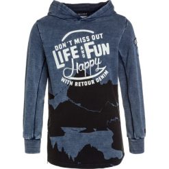 Bluzy chłopięce: Retour Jeans PETER Bluza z kapturem indigo blue