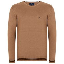 Auden Cavill Sweter Męski Xl Brązowy. Pomarańczowe swetry klasyczne męskie marki Auden Cavill, xl. W wyprzedaży za 109,00 zł.