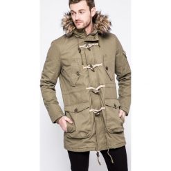 Review - Parka. Zielone parki męskie marki Review, m, z bawełny, długie. W wyprzedaży za 329,90 zł.