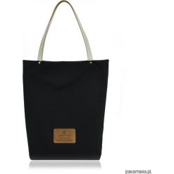 TOREBKA SHOPPERKA 1008. Białe shopper bag damskie marki Pakamera, z bawełny, duże. Za 135,00 zł.